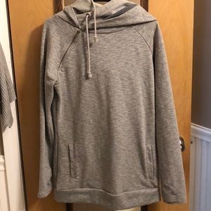 Double hooded sweatshirt